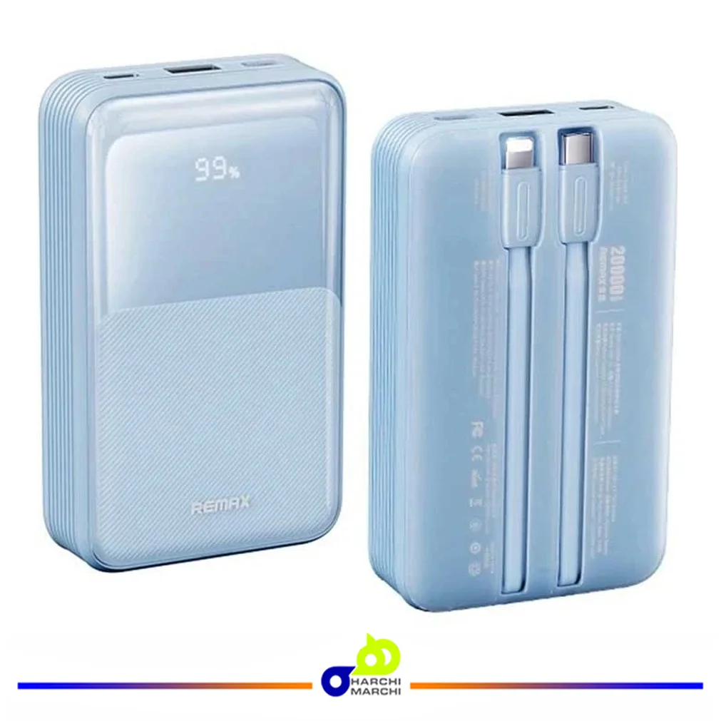 پاوربانک ریمکس مدل RPP-21 ظرفیت 20000 میلی‌آمپر ساعت