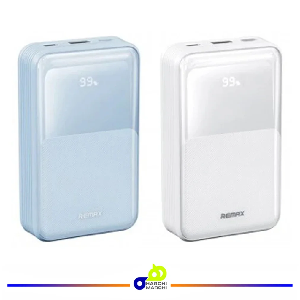 پاوربانک ریمکس مدل RPP-21 ظرفیت 20000 میلی‌آمپر ساعت