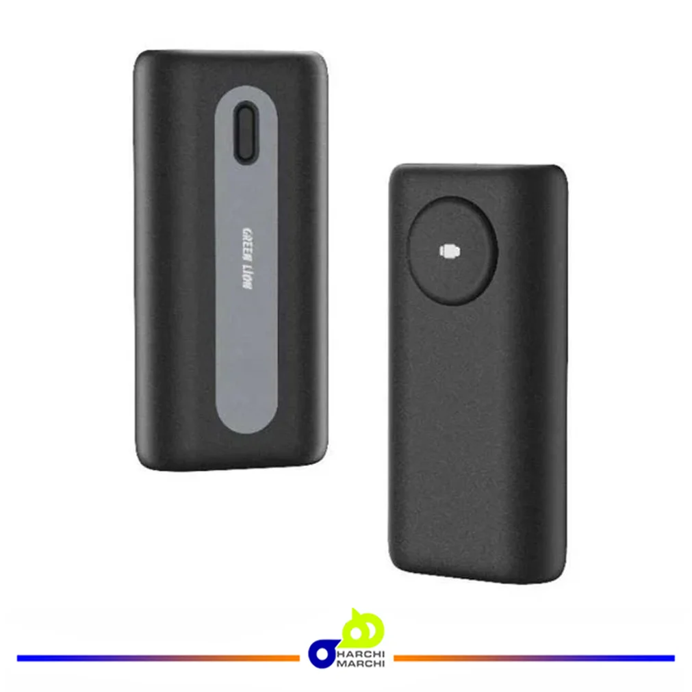 پاور بانک گرین لاین مدل 2in1 ظرفیت 10000 میلی آمپر ساعت