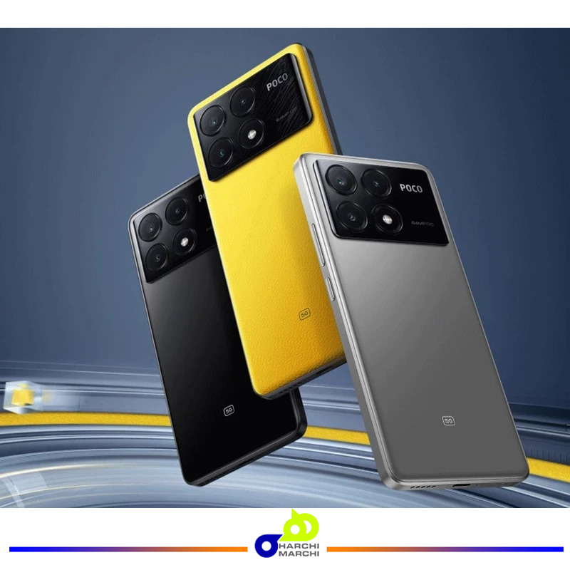 گوشی موبایل شیائومی مدل Poco X6 Pro 5G دو سیم کارت ظرفیت 512 گیگابایت و رم 12 گیگابایت