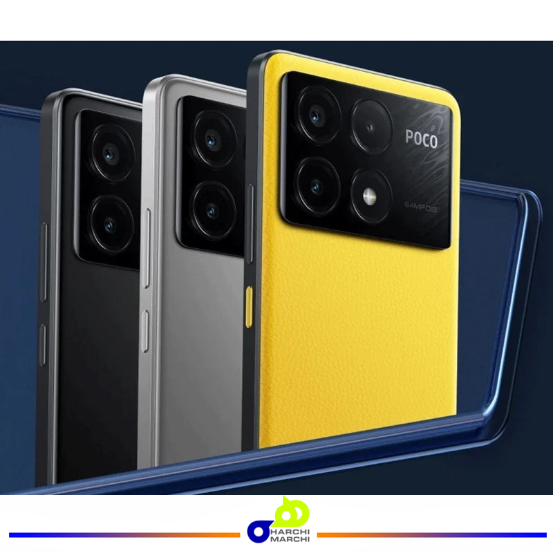 گوشی موبایل شیائومی مدل Poco X6 Pro 5G دو سیم کارت ظرفیت 512 گیگابایت و رم 12 گیگابایت