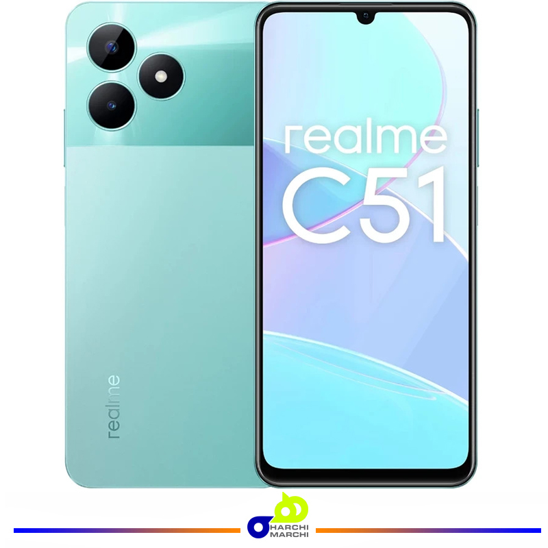 گوشی موبایل ریلمی مدل C51 دو سیم کارت ظرفیت 128 گیگابایت و رم 4 گیگابایت