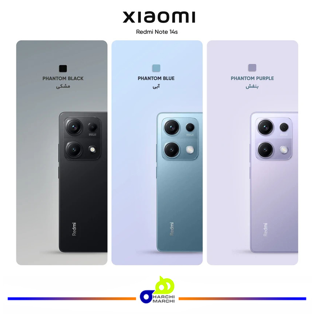 گوشی موبایل شیائومی مدل Redmi Note 14s دو سیم کارت ظرفیت 512 گیگابایت و رم 12 گیگابایت