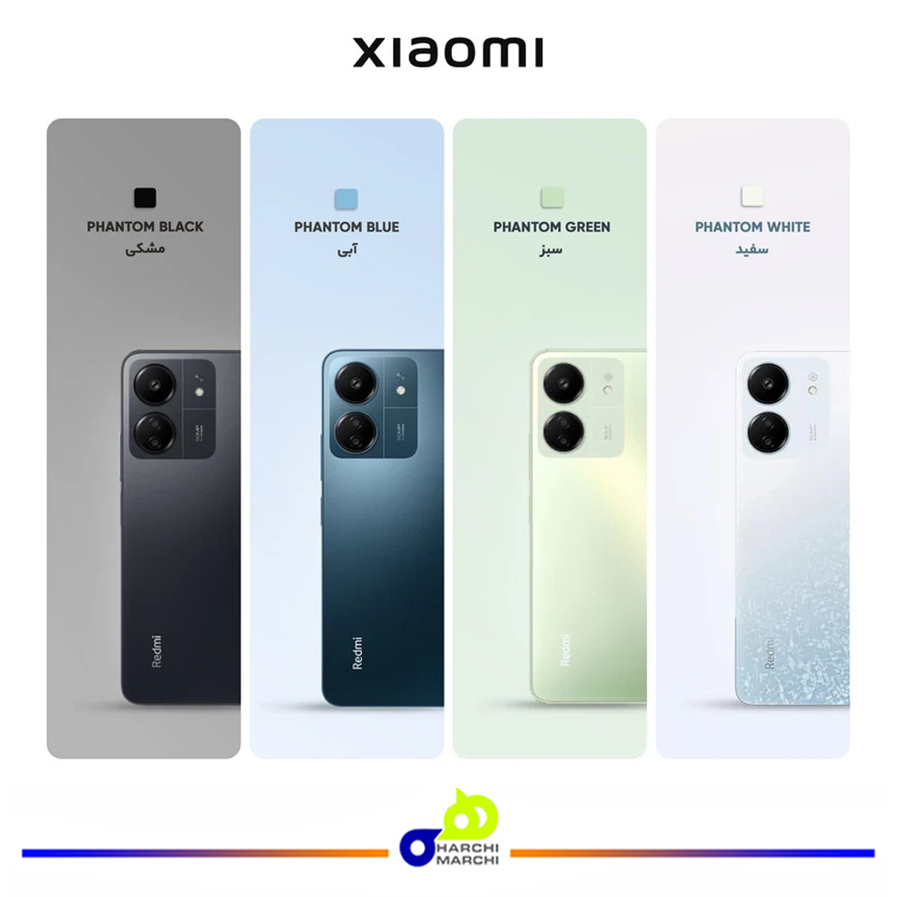 گوشی موبایل شیائومی مدل Redmi 13C دو سیم کارت ظرفیت 128 گیگابایت و رم 6 گیگابایت