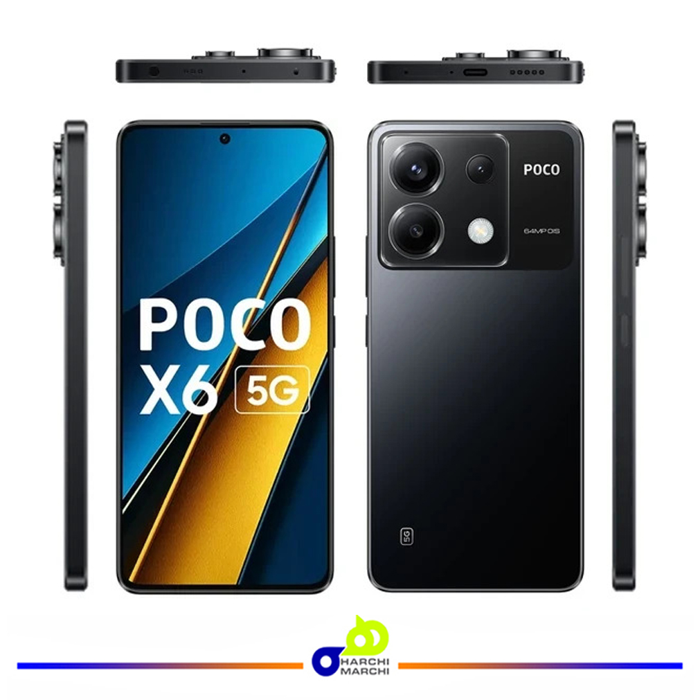 گوشی موبایل شیائومی مدل Poco X6 5G دو سیم کارت ظرفیت 256 گیگابایت و رم 8 گیگابایت