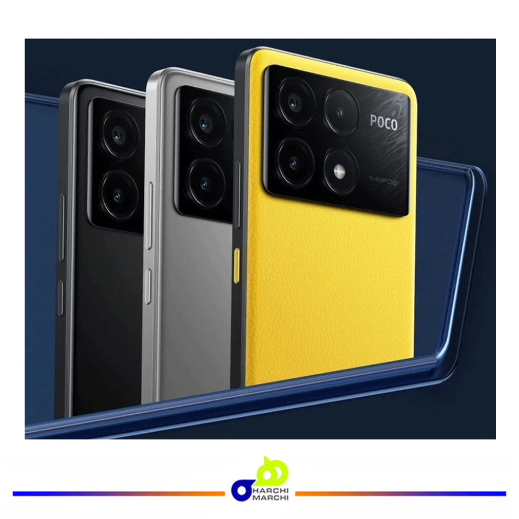 گوشی موبایل شیائومی مدل Poco X6 Pro 5G دو سیم کارت ظرفیت 512 گیگابایت و رم 12 گیگابایت