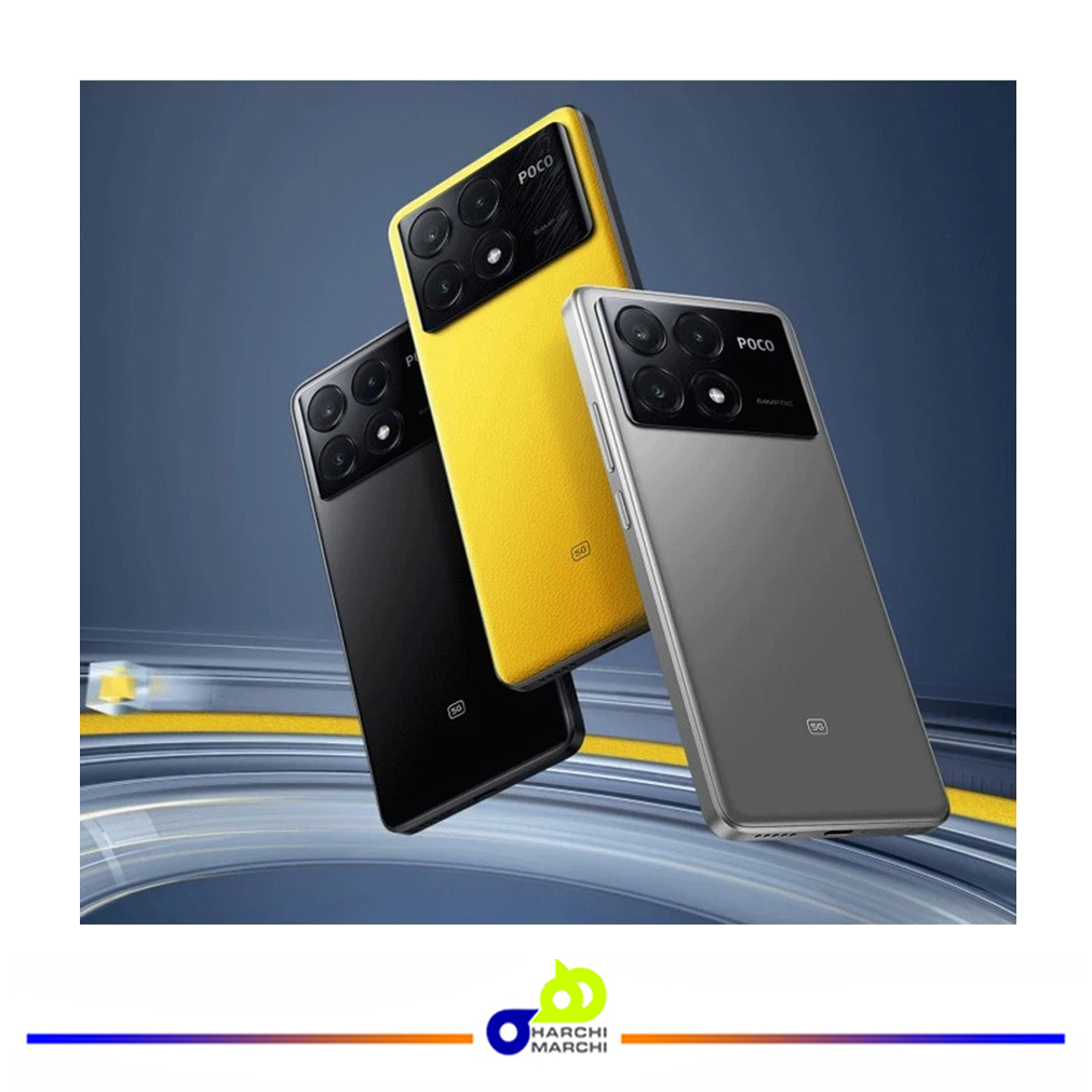 گوشی موبایل شیائومی مدل Poco X6 Pro 5G دو سیم کارت ظرفیت 512 گیگابایت و رم 12 گیگابایت