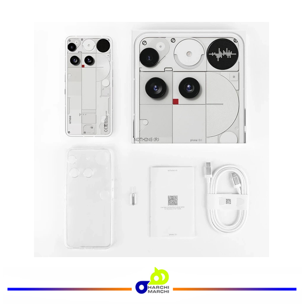 گوشی موبایل ناتینگ مدل Phone 3 دو سیم‌کارت ظرفیت 512 گیگابایت و رم 16 گیگابایت