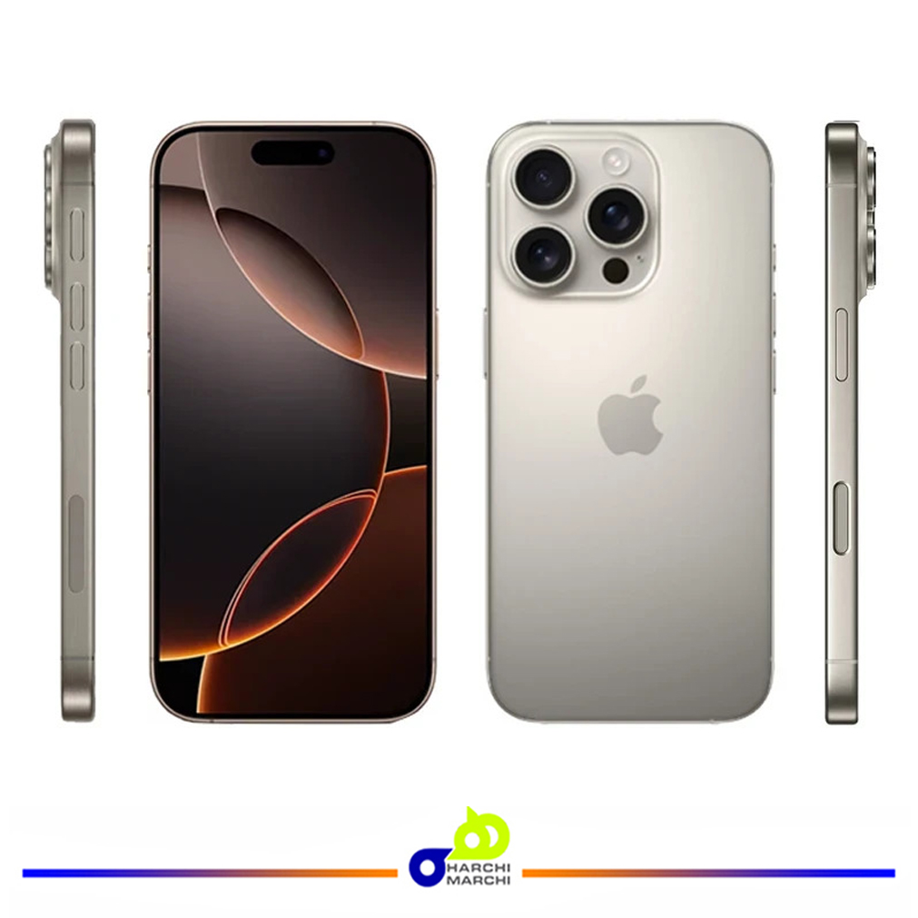 گوشی موبایل اپل مدل iPhone 16 Pro  دو سیم کارت ظرفیت 1 ترابایت و رم 8 گیگابایت