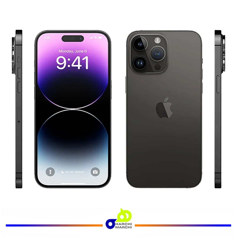 گوشی موبایل اپل مدل iphone 14 Pro دو سیم کارت ظرفیت 512 گیگابایت و رم 6 گیگابایت - رجیستر شده