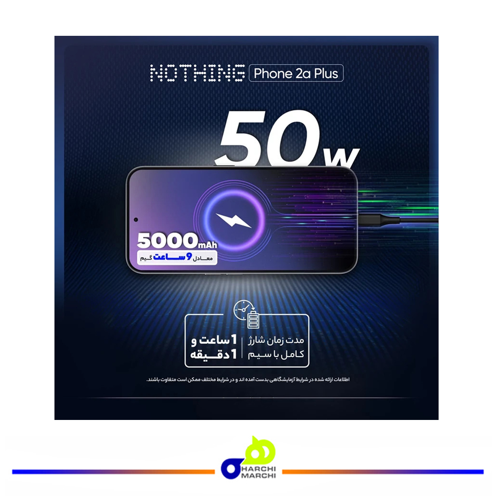 گوشی موبایل ناتینگ مدل Phone 2a Plus دو سیم کارت ظرفیت 256 گیگابایت و رم 12 گیگابایت