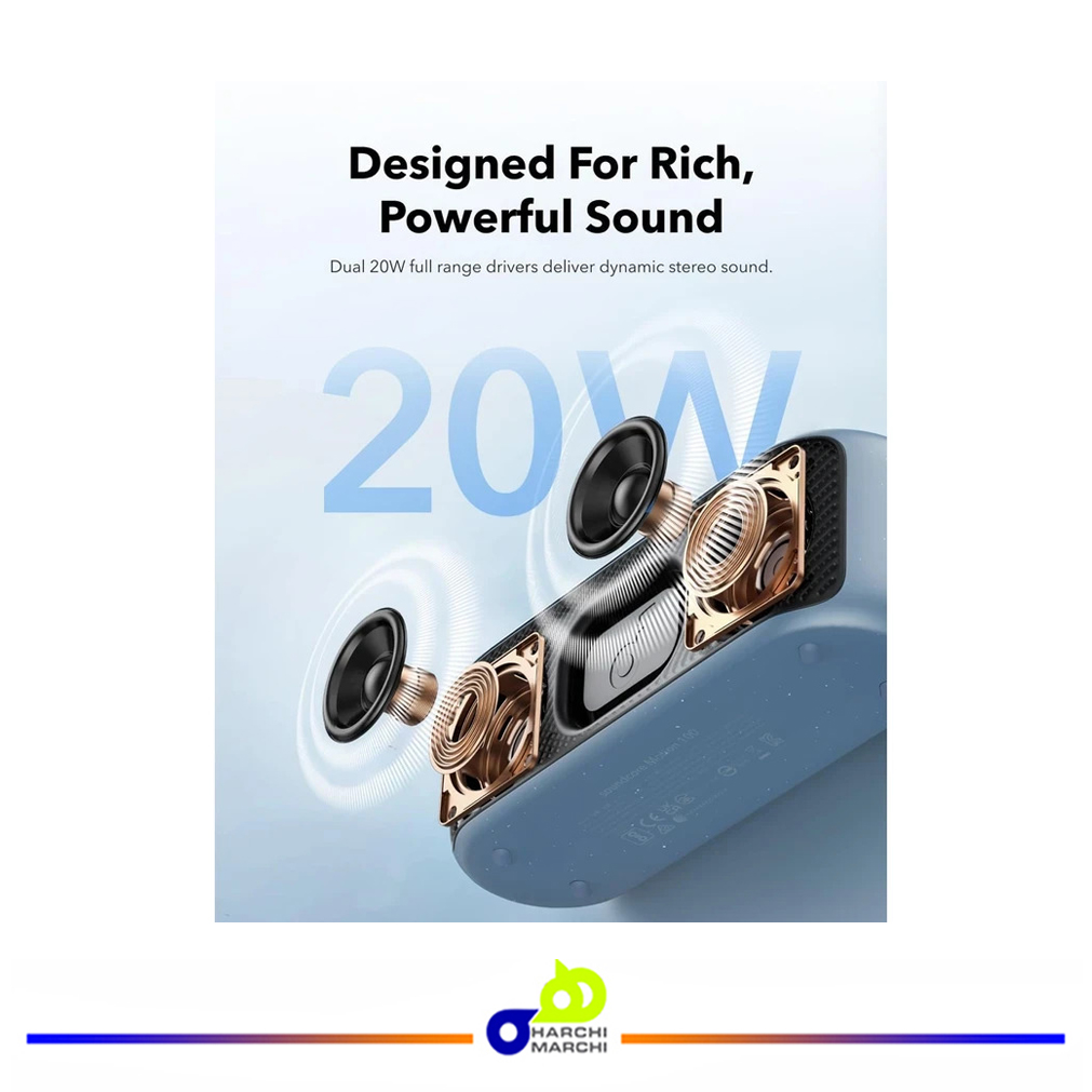 اسپیکر بلوتوثی قابل حمل انکر مدل Soundcore Motion 100 A3133