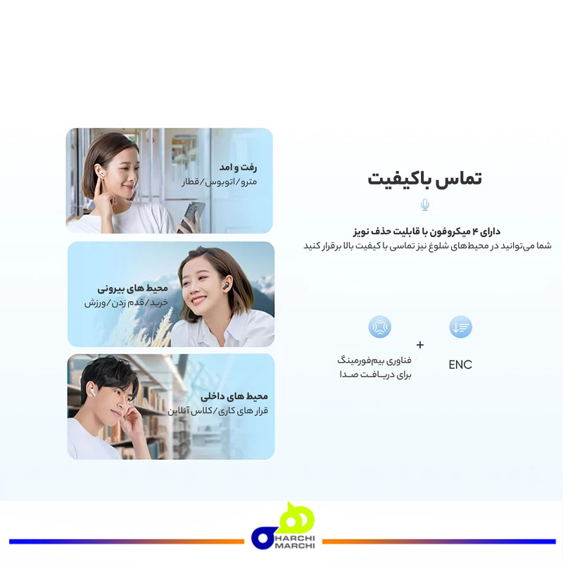 هدفون بلوتوثی کیو سی وای مدل T20 AilyPods