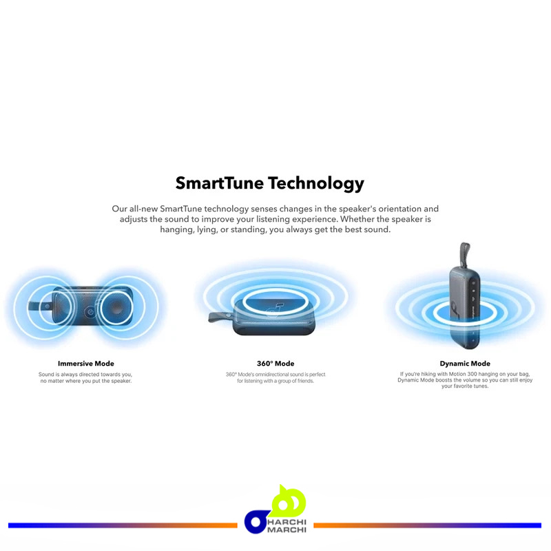 اسپیکر بلوتوثی پرتابل انکر مدل Soundcore Motion 300