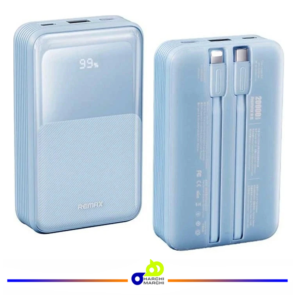پاوربانک ریمکس مدل RPP-21 ظرفیت 20000 میلی‌آمپر ساعت
