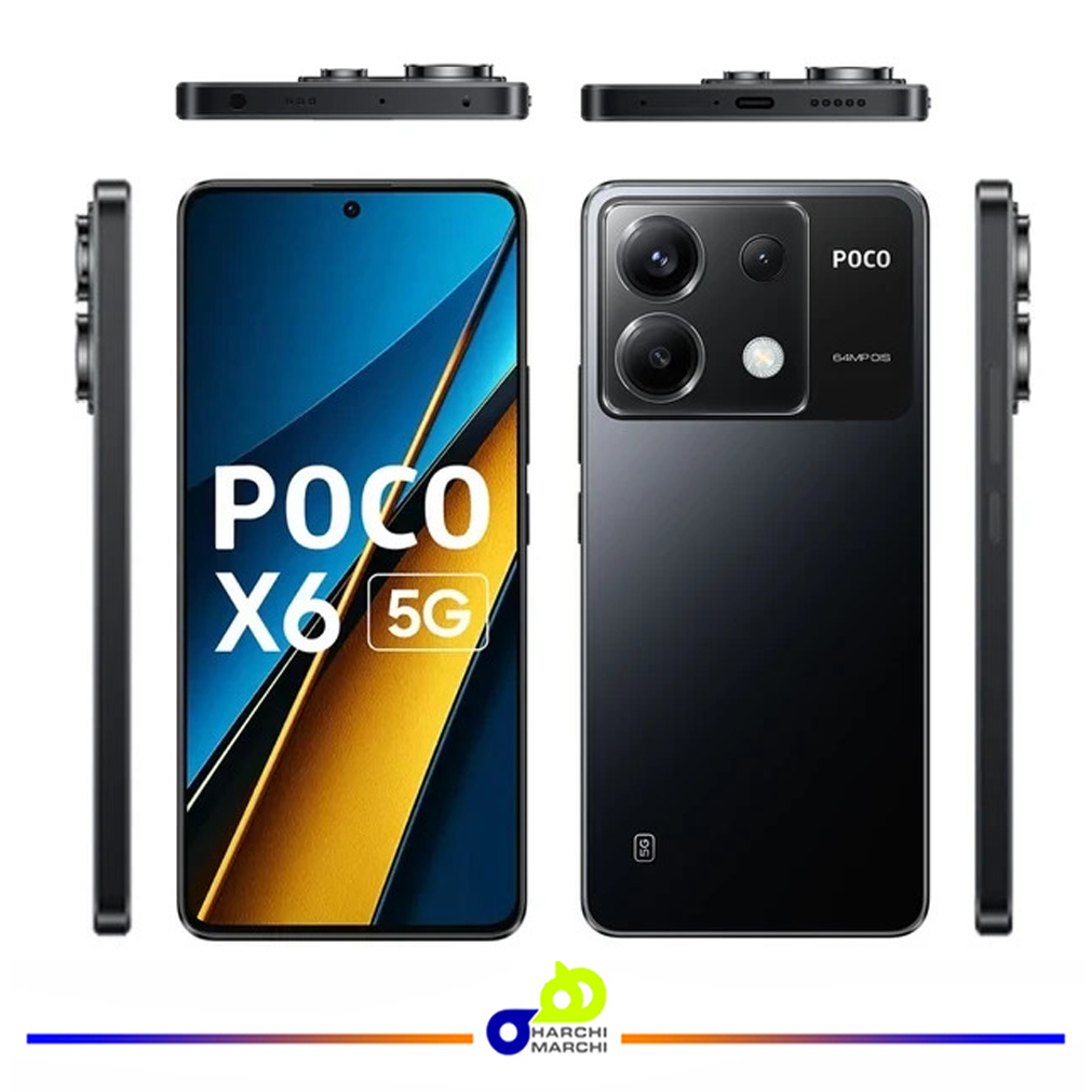 گوشی موبایل شیائومی مدل Poco X6 5G دو سیم کارت ظرفیت 256 گیگابایت و رم 8 گیگابایت