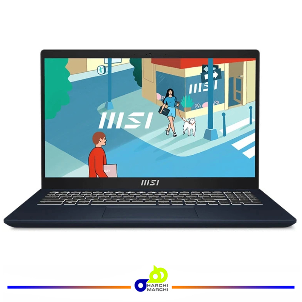 لپ تاپ 15.6 اینچی ام اس آی مدل Modern 15 B13M-i7 1355U 16GB 512SSD