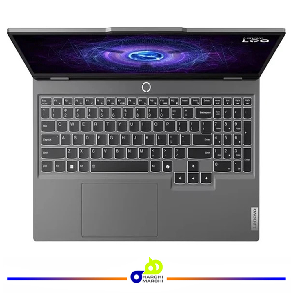 لپ تاپ لنوو مدل LOQ 15IAX9  با گرافیک RTX 3050 6GB، رم DDR5 با ظرفیت 12GB و حافظه SSD با ظرفیت 512GB