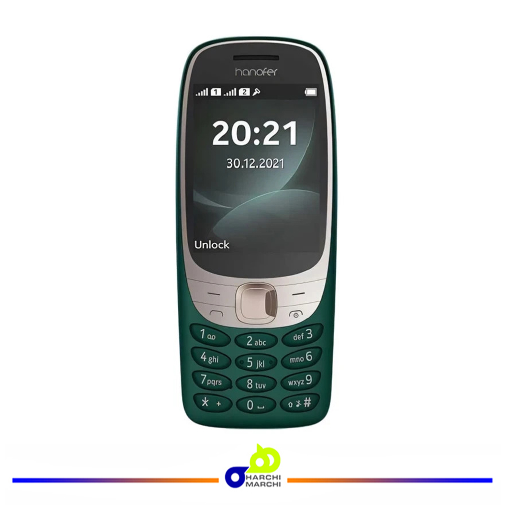 گوشی موبایل هانوفر مدل 6310 دو سیم کارت
