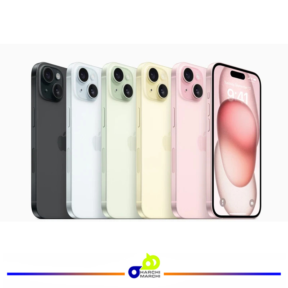 گوشی موبایل اپل مدل iPhone 15 تک سیم کارت ظرفیت 128 گیگابایت و رم 6 گیگابایت