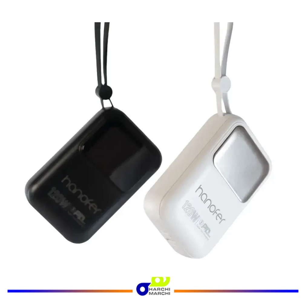 پاوربانک دو خروجی هانوفر ظرفیت 10000 میلی‌آمپر