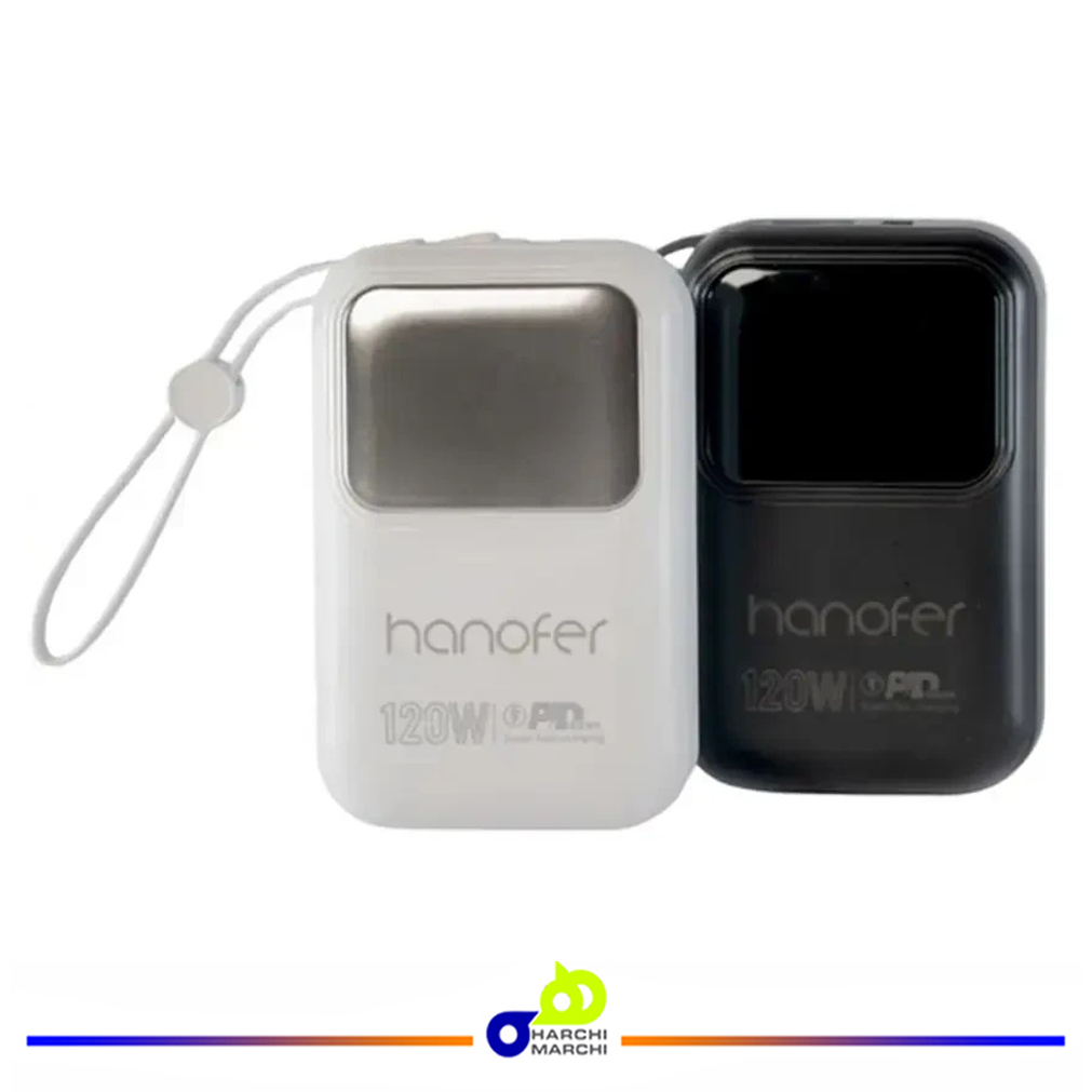 پاوربانک دو خروجی هانوفر ظرفیت 10000 میلی‌آمپر