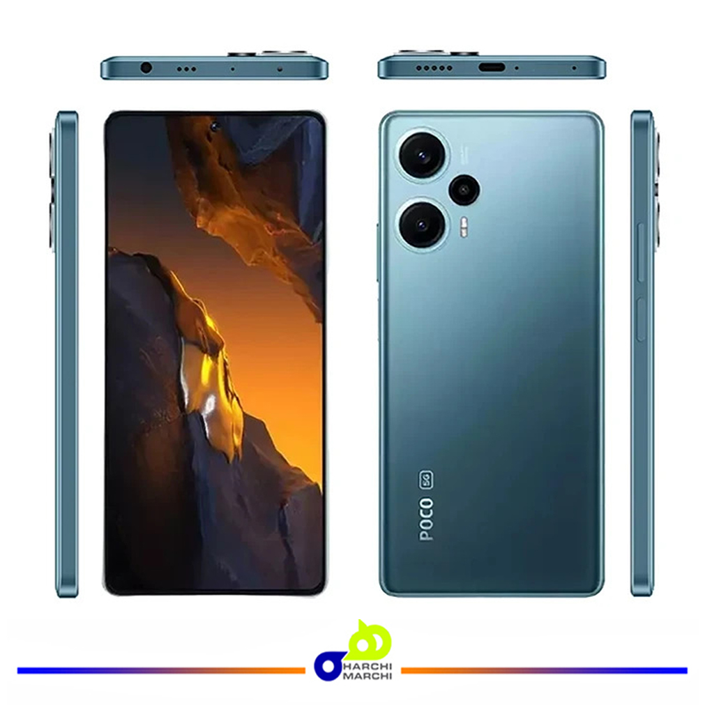 گوشی موبایل شیائومی مدل Poco F5 5G دو سیم کارت ظرفیت 256 گیگابایت و رم 12 گیگابایت - گلوبال