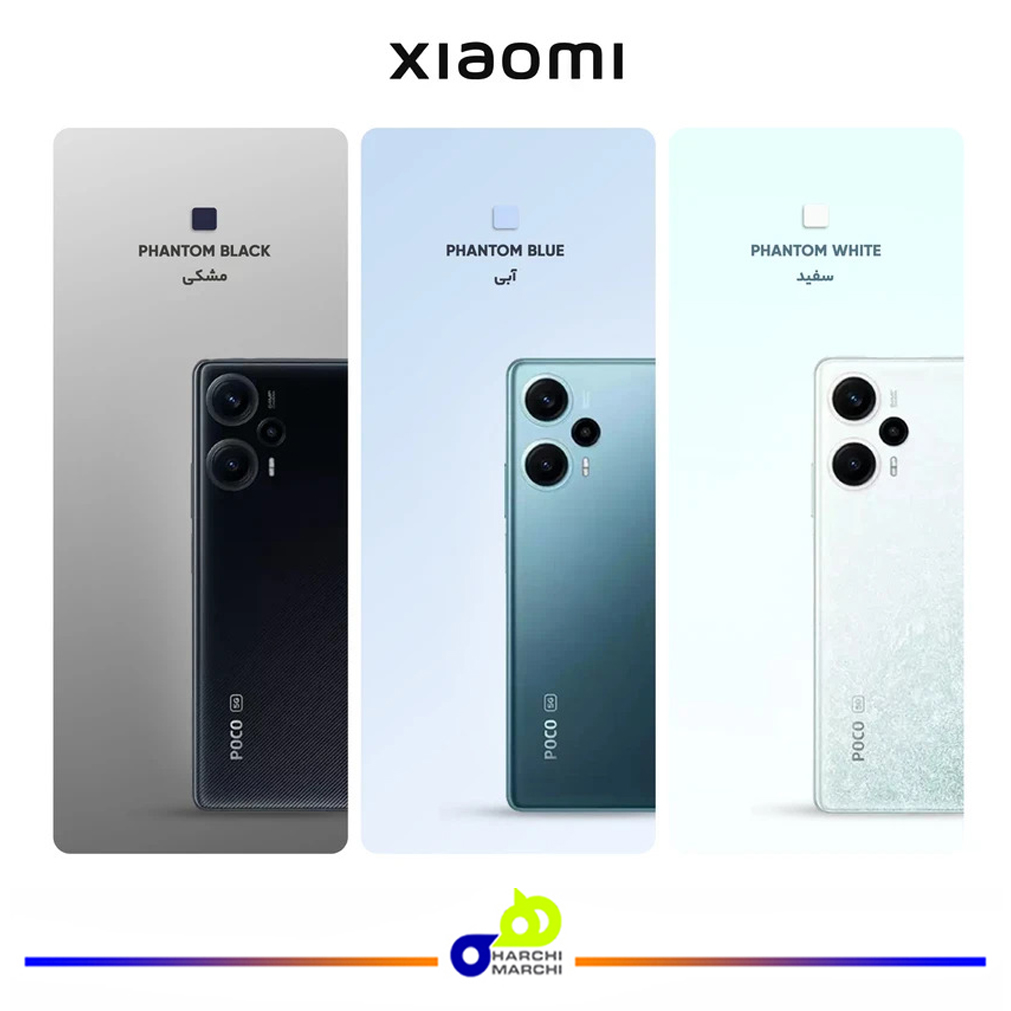 گوشی موبایل شیائومی مدل Poco F5 5G دو سیم کارت ظرفیت 256 گیگابایت و رم 12 گیگابایت - گلوبال