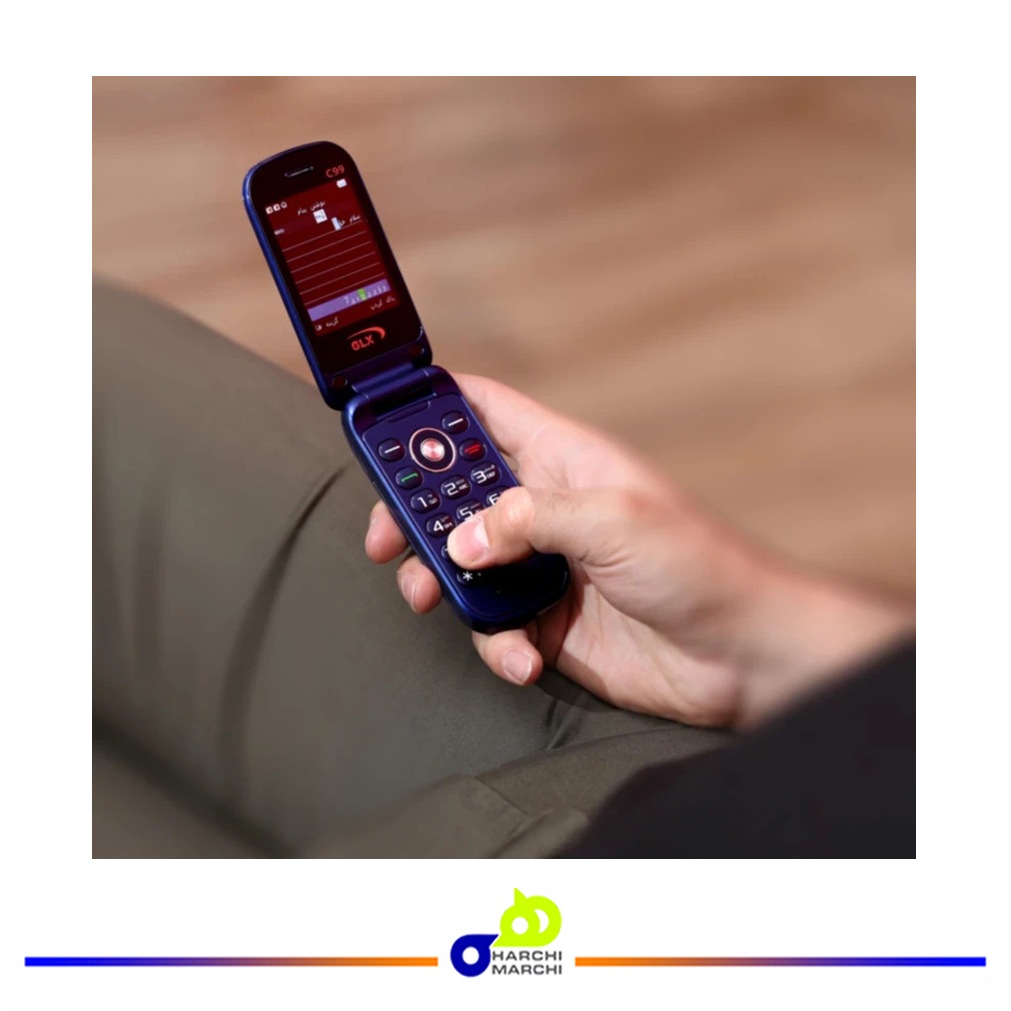گوشی موبایل جی ال ایکس مدل C99 دو سیم کارت ظرفیت 32 مگابایت
