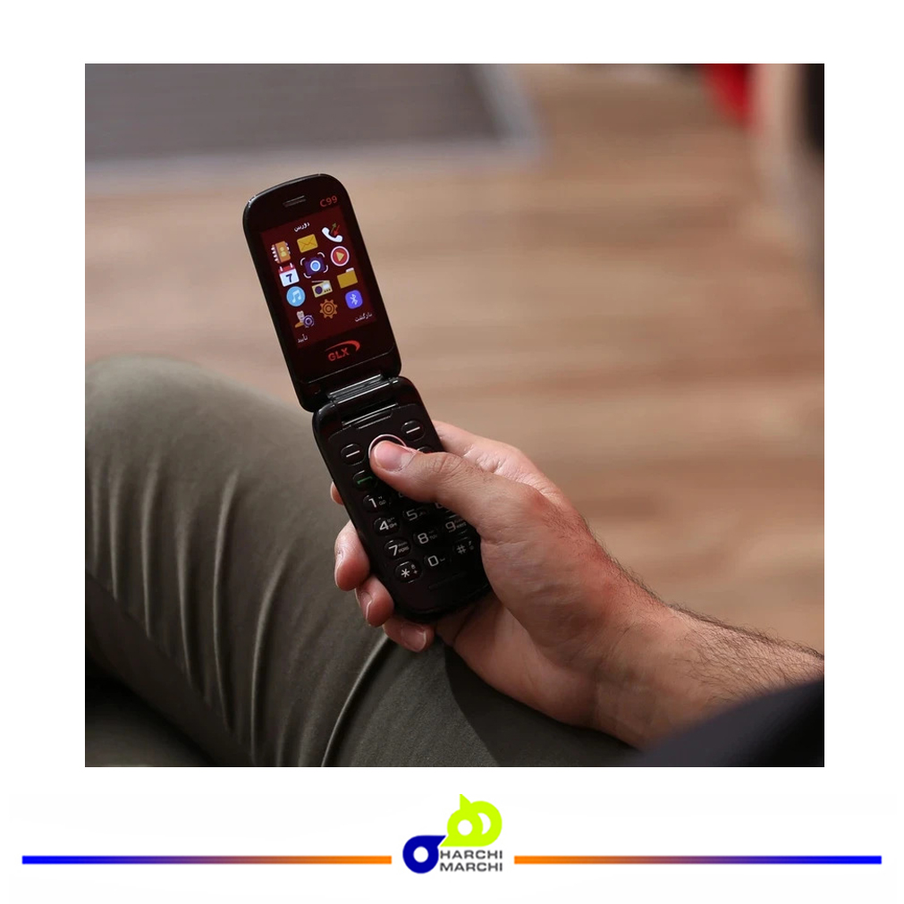گوشی موبایل جی ال ایکس مدل C99 دو سیم کارت ظرفیت 32 مگابایت
