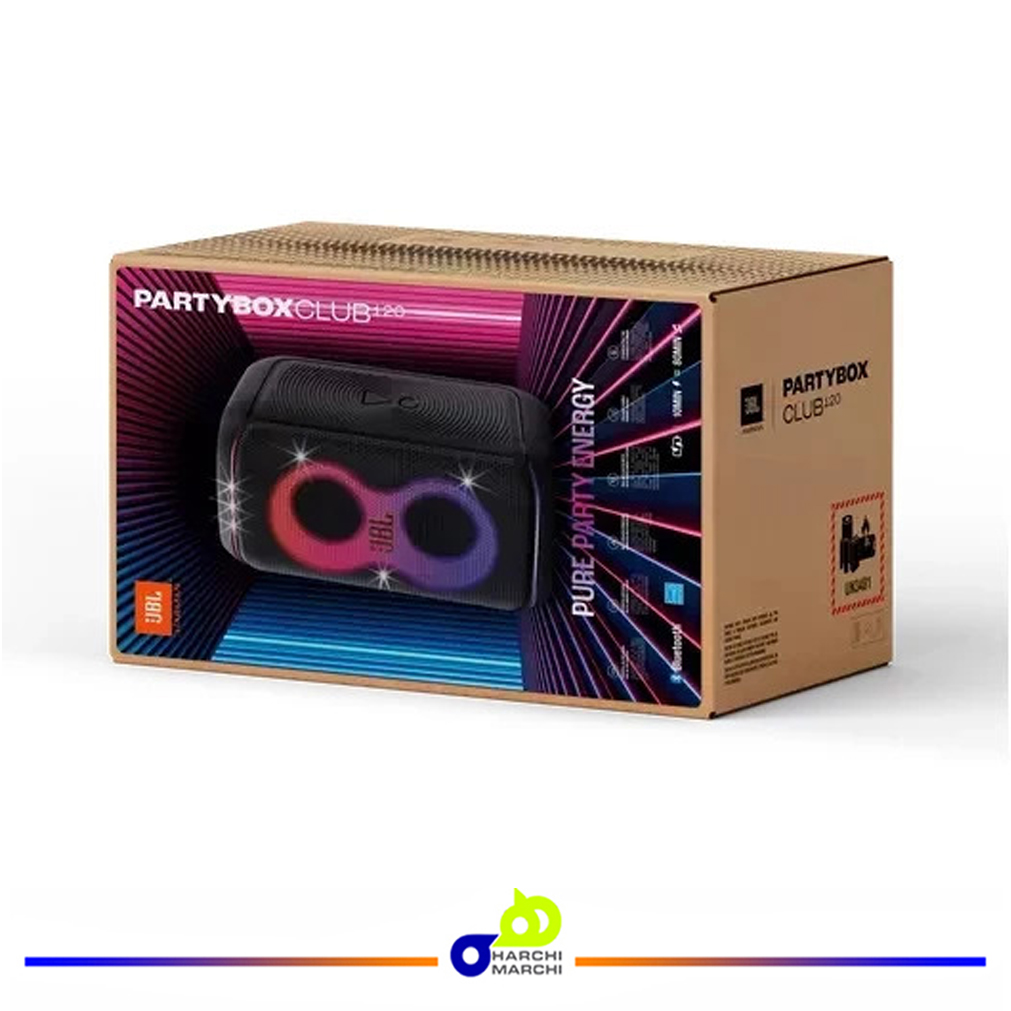اسپیکر بلوتوثی قابل حمل جی بی ال مدل PartyBox Club 120