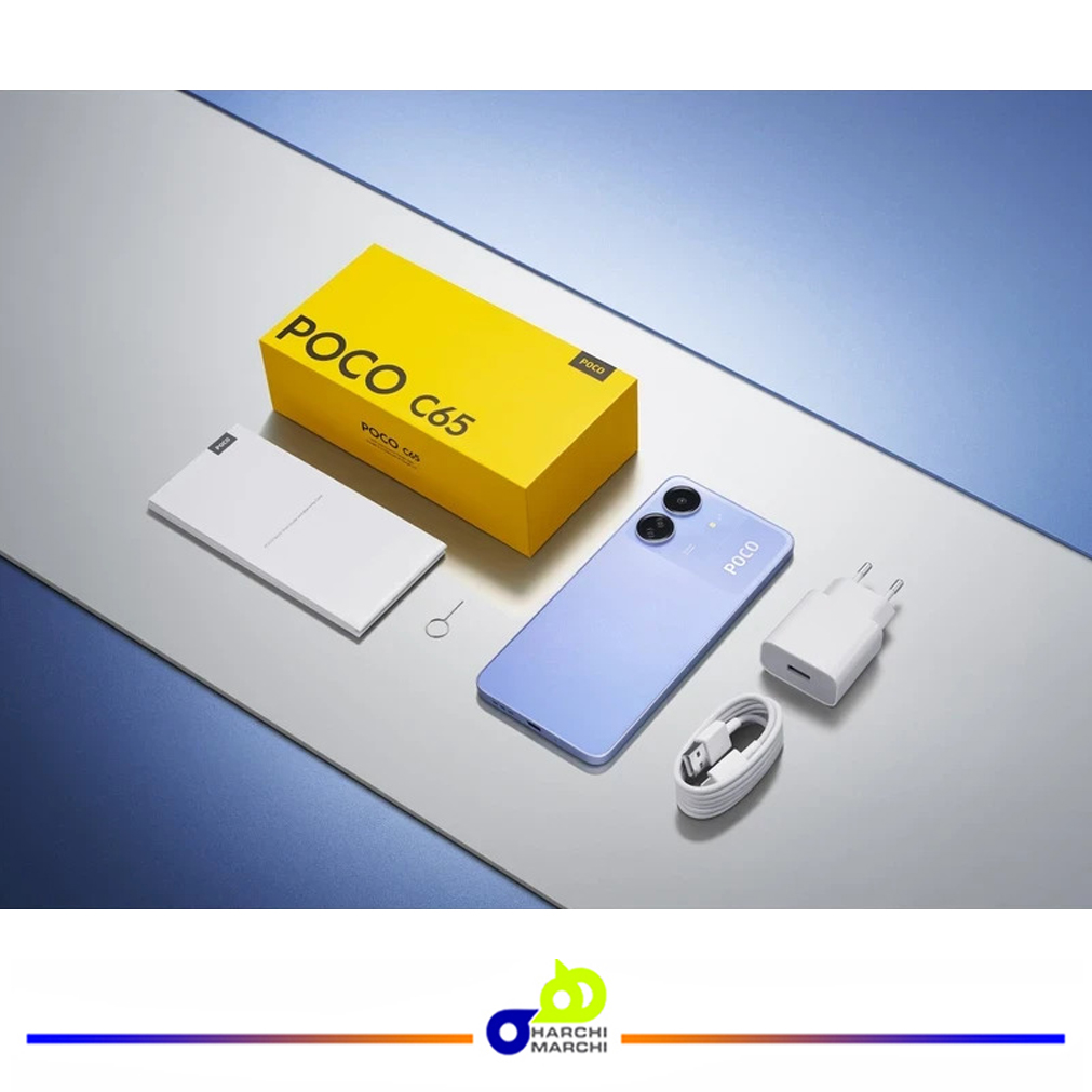 گوشی موبایل شیائومی مدل Poco C65 دو سیم کارت ظرفیت 128 گیگابایت و رم 6 گیگابایت