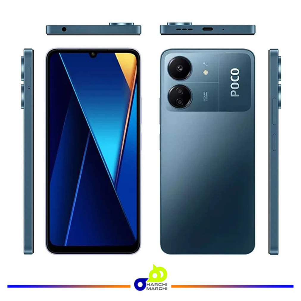 گوشی موبایل شیائومی مدل Poco C65 دو سیم کارت ظرفیت 128 گیگابایت و رم 6 گیگابایت