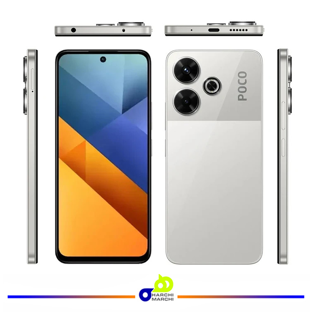 گوشی موبایل شیائومی مدل Poco M6 4G دو سیم کارت ظرفیت 256 گیگابایت و رم 8 گیگابایت