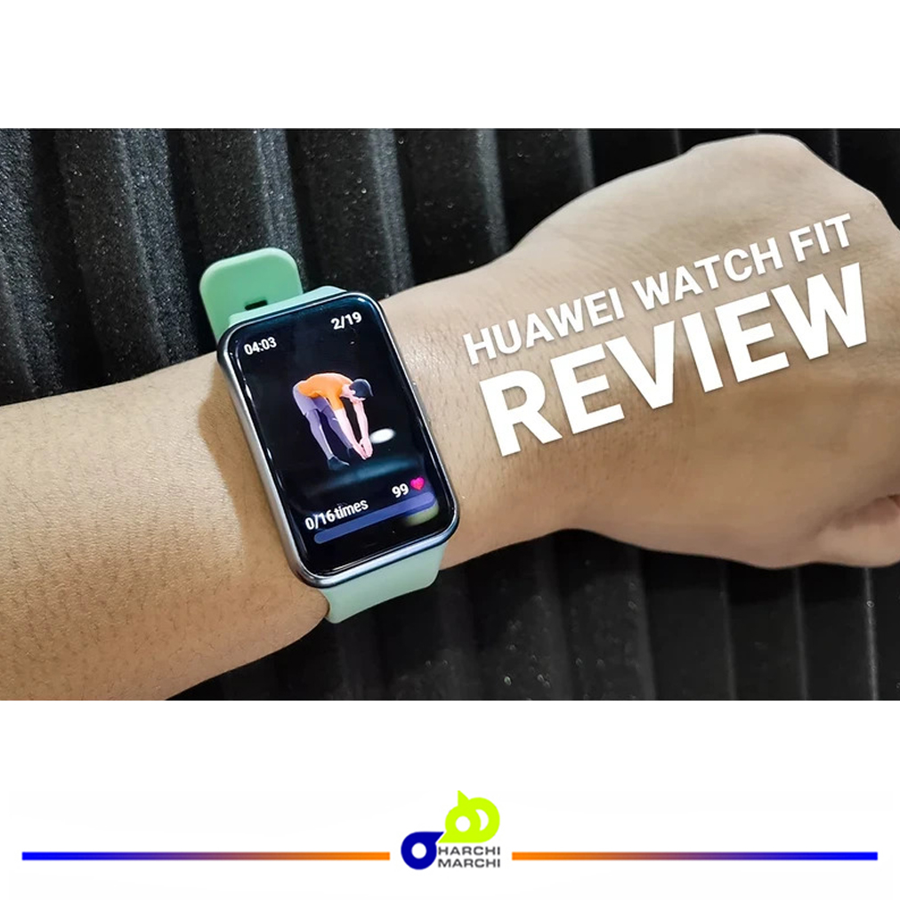 ساعت هوشمند هوآوی مدل WATCH FIT بند پلاستیکی