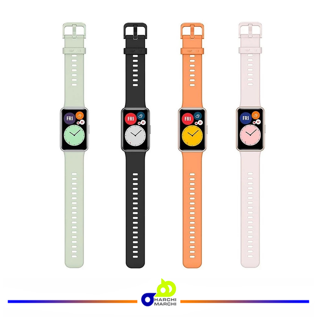 ساعت هوشمند هوآوی مدل WATCH FIT بند پلاستیکی