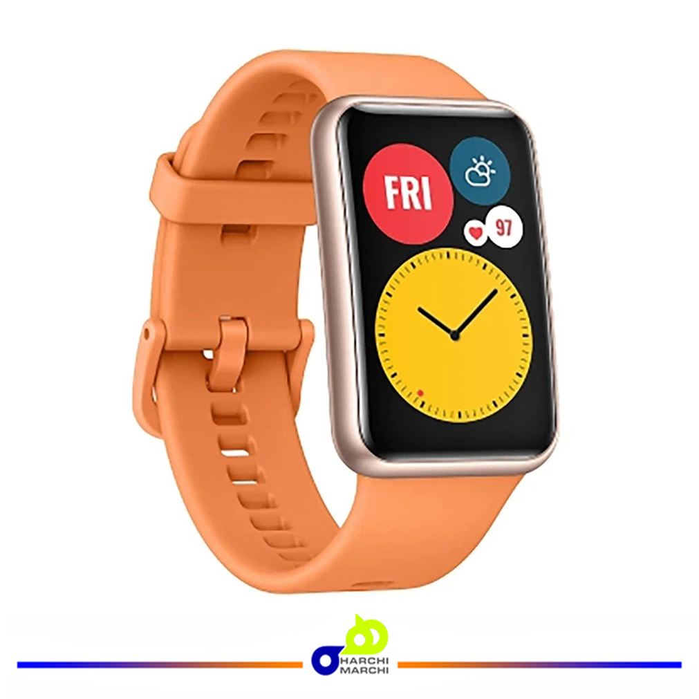 ساعت هوشمند هوآوی مدل WATCH FIT بند پلاستیکی