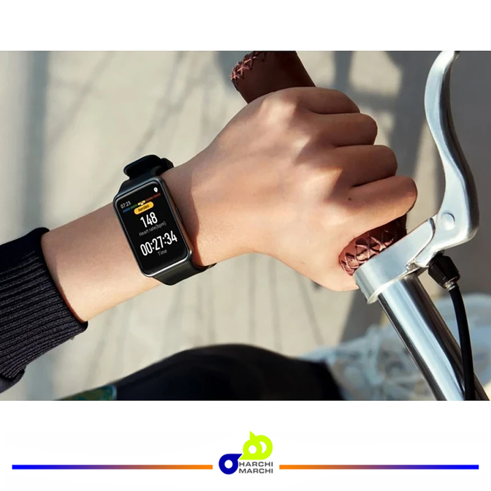 ساعت هوشمند هوآوی مدل WATCH FIT بند پلاستیکی
