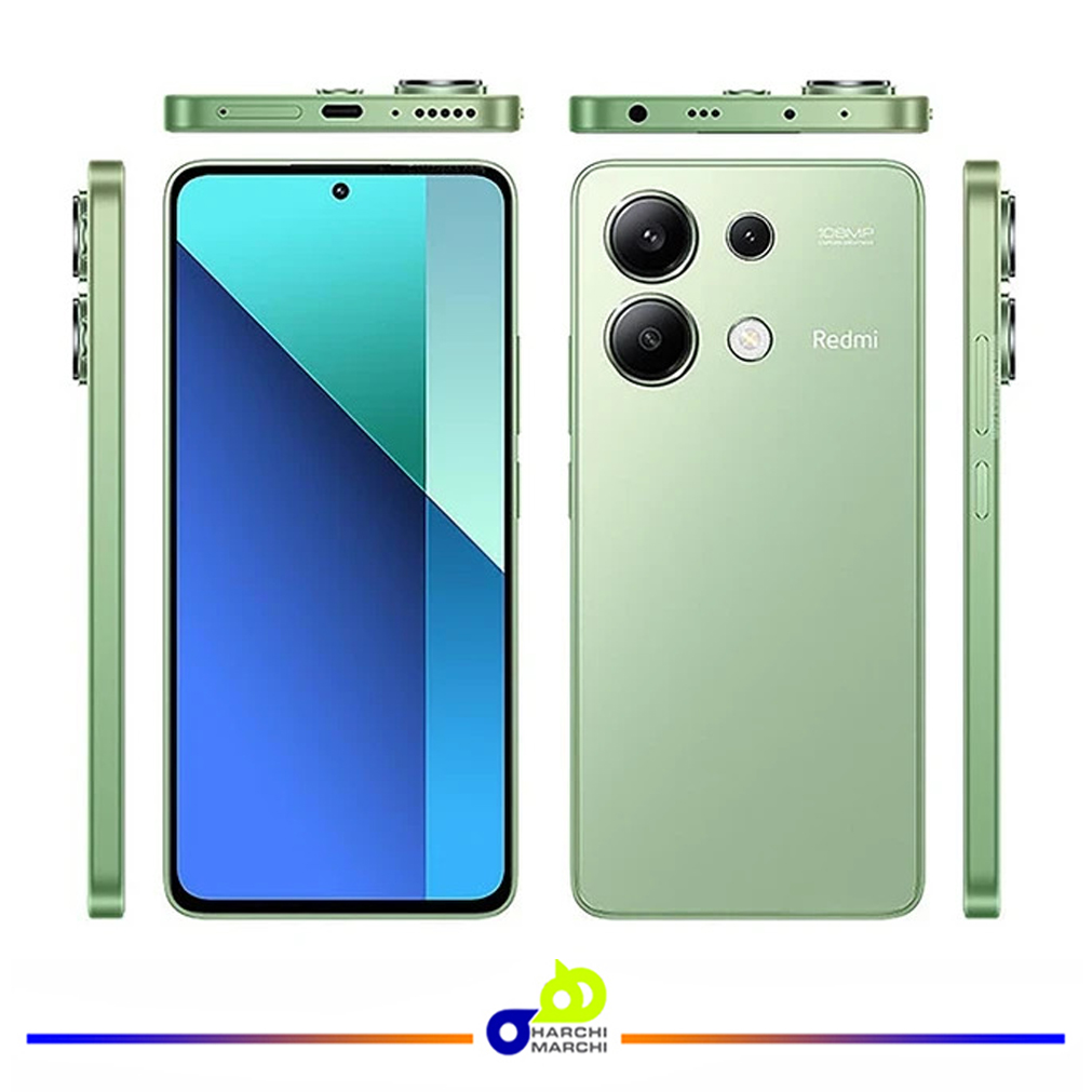 گوشی موبایل شیائومی مدل Redmi Note 13 4G دو سیم کارت ظرفیت 512 گیگابایت و رم 8 گیگابایت