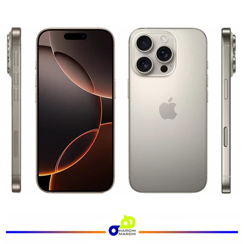 گوشی اپل iPhone 16 Pro Max ZAA دو سیم‌کارت 1 ترابایت با رم 8 گیگابایت