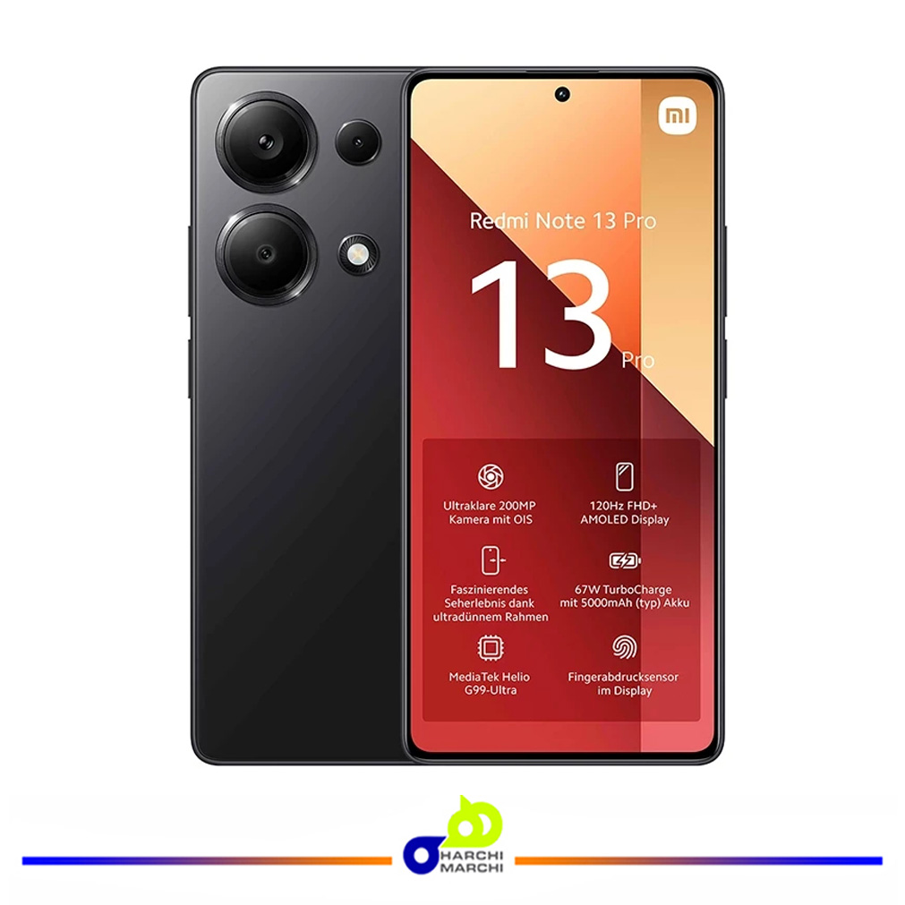 گوشی موبایل شیائومی مدل Redmi Note 13 Pro 4G دو سیم کارت ظرفیت 512 گیگابایت و رم 12 گیگابایت